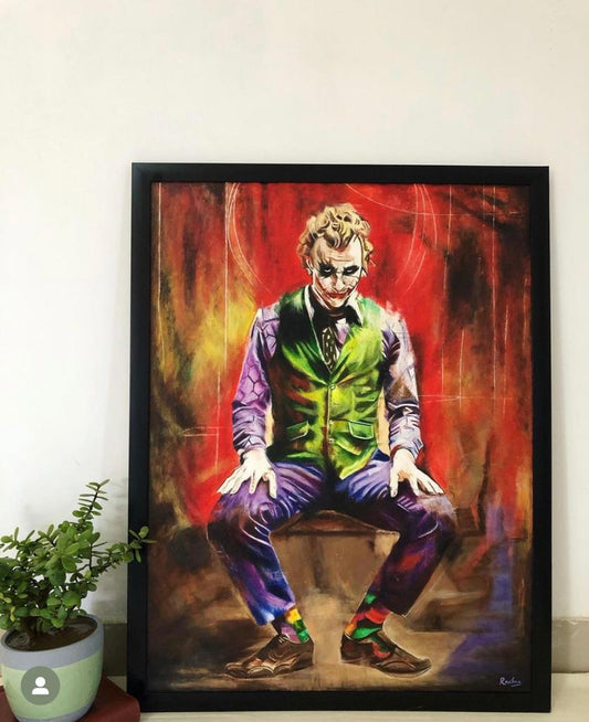The Enigma of Heath Ledger's Joker: A Mesmerizing Artistic Tribute